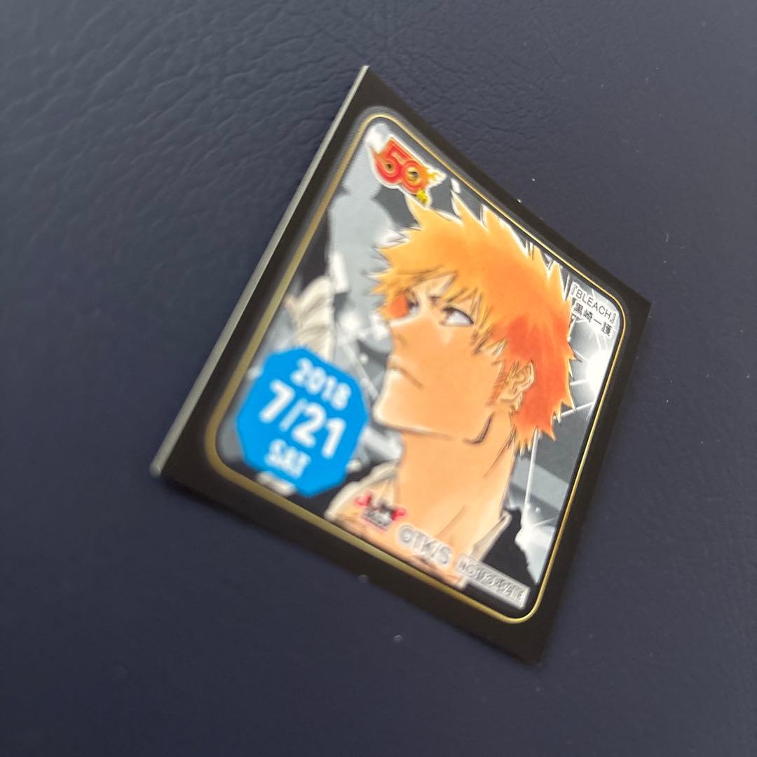 365日 BLEACH Ichigo Kurosaki ステッカー 50周年記念