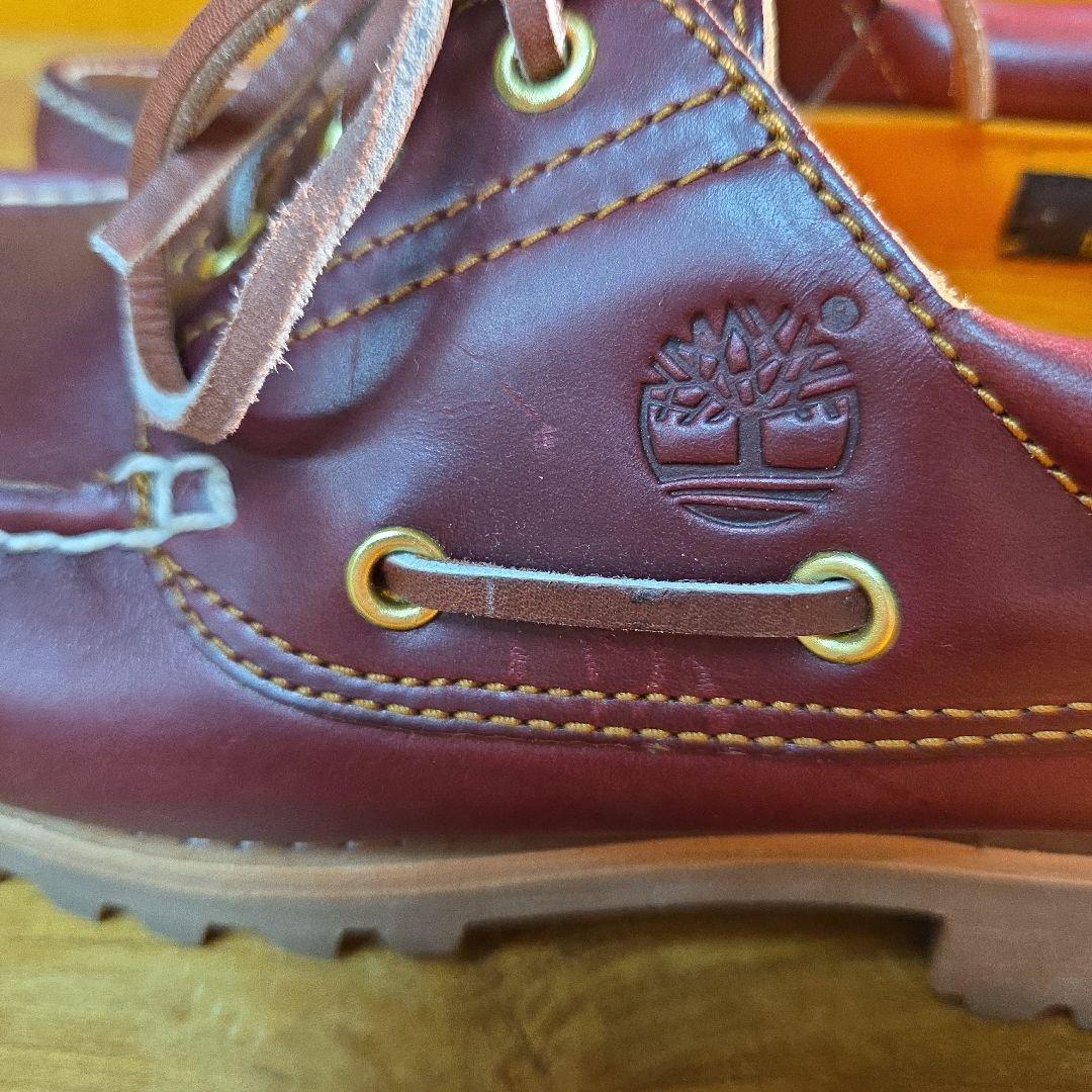 Timberlandスリーアイ3eye クラシックラグ27.5cm バーガンディ