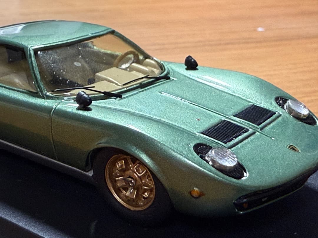 SMTS 1/43 ランボルギーニ ミニカー メタリックグリーン