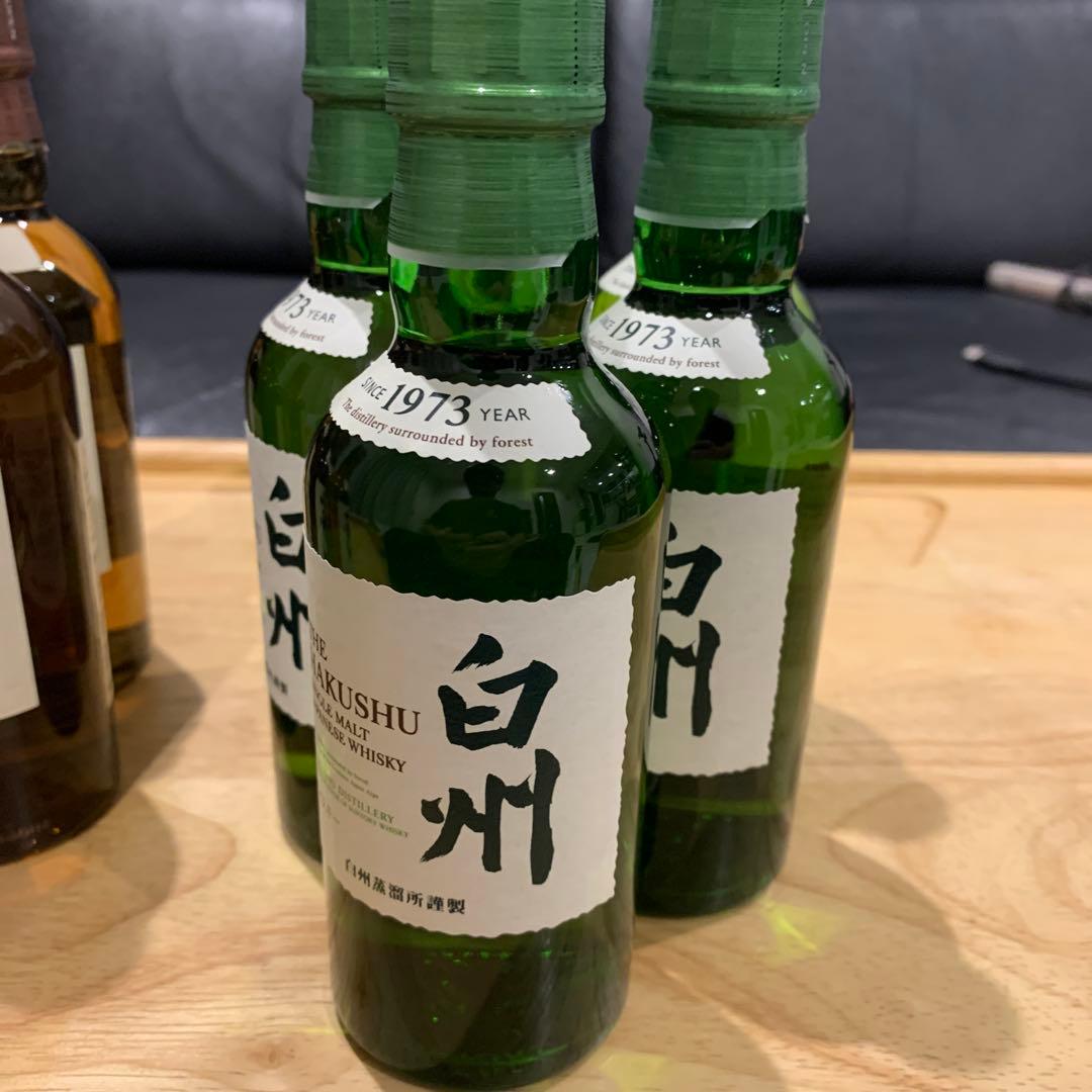 山崎、白州 180ml 各5本 計10本 希少】 山崎 白州 ミニボトル 各5