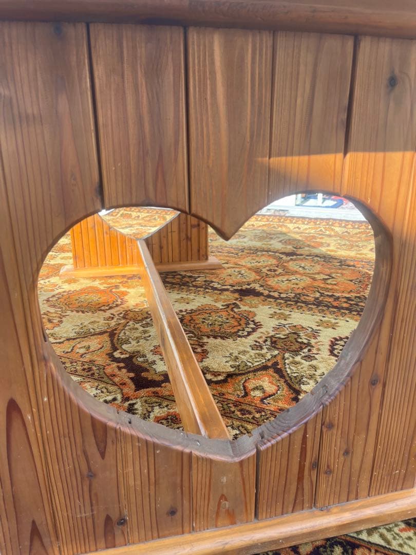 緑子＊カントリー ハート型 ダイニングテーブル インテリア