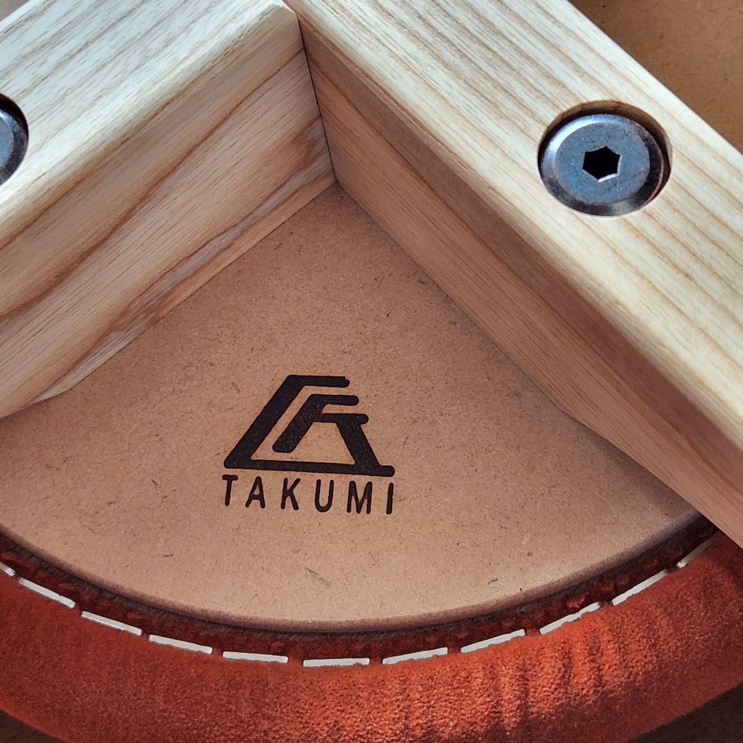 新品未使用　匠工芸　マッシュルームスツール　テラコッタ色