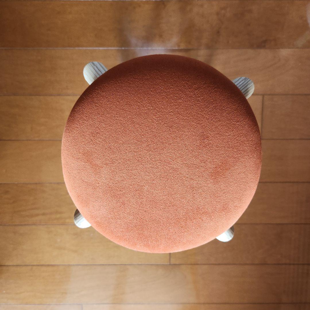 新品未使用　匠工芸　マッシュルームスツール　テラコッタ色