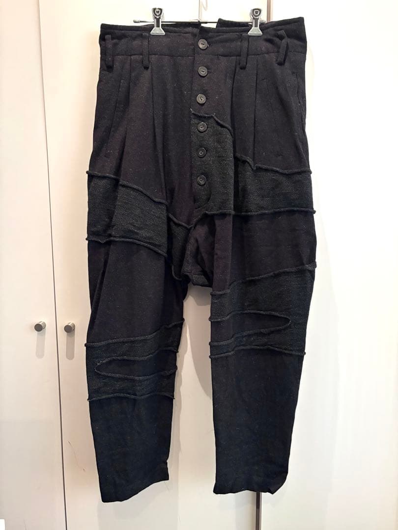 nude:masahiko maruyama パッチドサルエルパンツ nude:masahiko maruyama Pants （Black） - Osaka / Kyoto, Ship