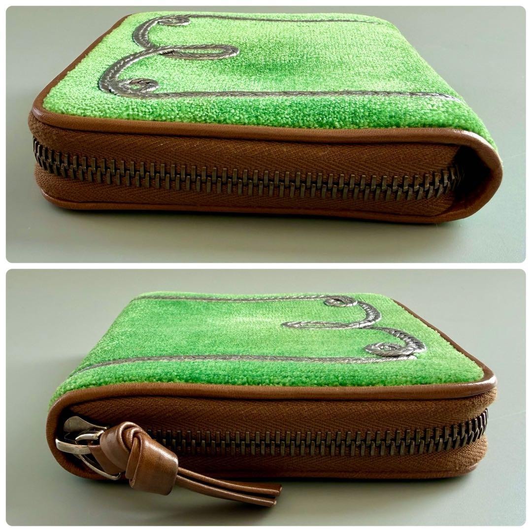 レイコ様用 美品 超希少 限定 ボッテガヴェネタ 二つ折り財布 グリーン