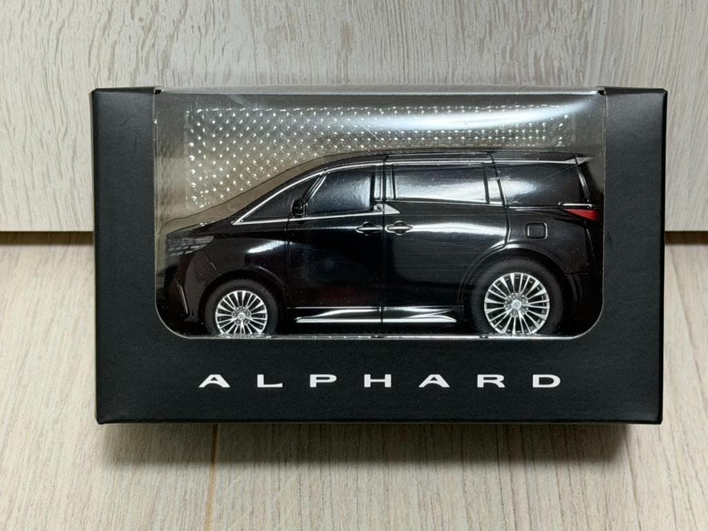 新品未使用☆トヨタ アルファード 40系 カラーサンプルミニカー＋プルバックカー