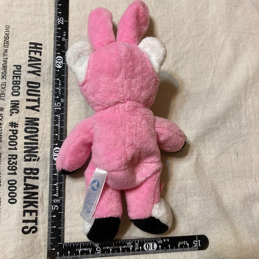 ぬいぐるみ　グレイトフルデッドベア　ピンク　うさぎ　着ぐるみ　23cm 綺麗目