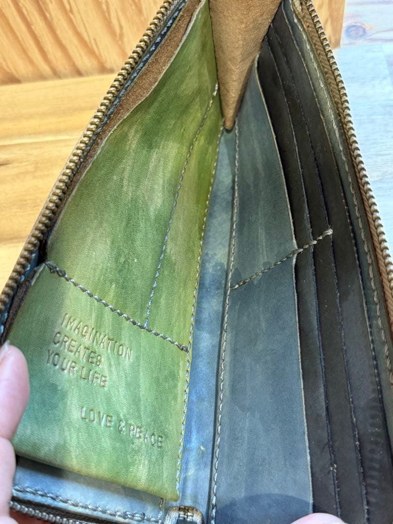 レザー製eri’s Art 長財布