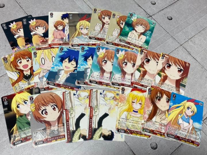 ヴァイスシュヴァルツ ニセコイ デッキパーツ 黄赤緑 セット - メルカリ