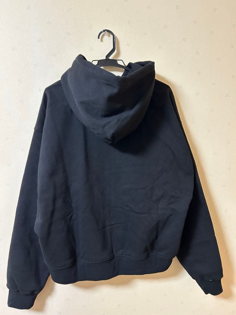 Nike x Stussy ブラック ジップアップパーカー