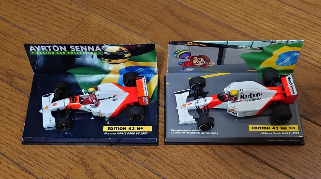 【セナコレ 4台セット 】1/43 マクラーレンMP4/4～MP4/8 全4台