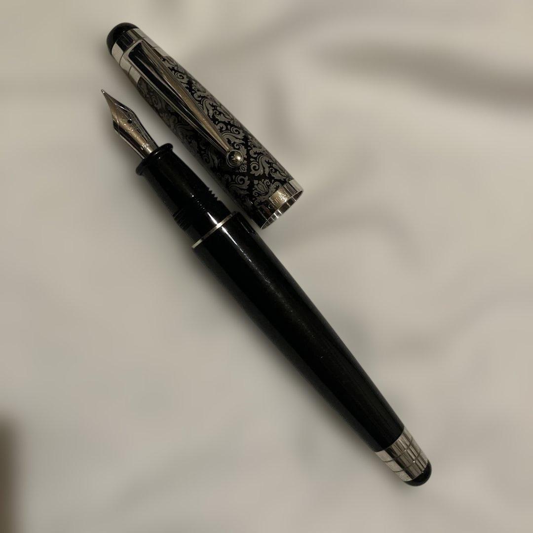 SIGNUM ダマスク万年筆 シルバー
