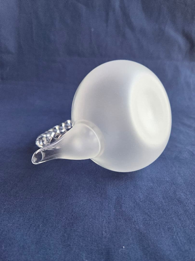 湯沸 義山 山下璃風作 未使用 ガラス 耐熱 湯沸かし