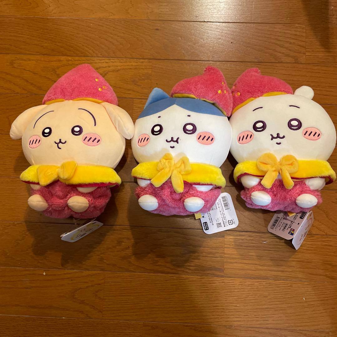 ちいかわ もぐもぐ本舗 川越 おいもなぬいぐるみ 3点セット