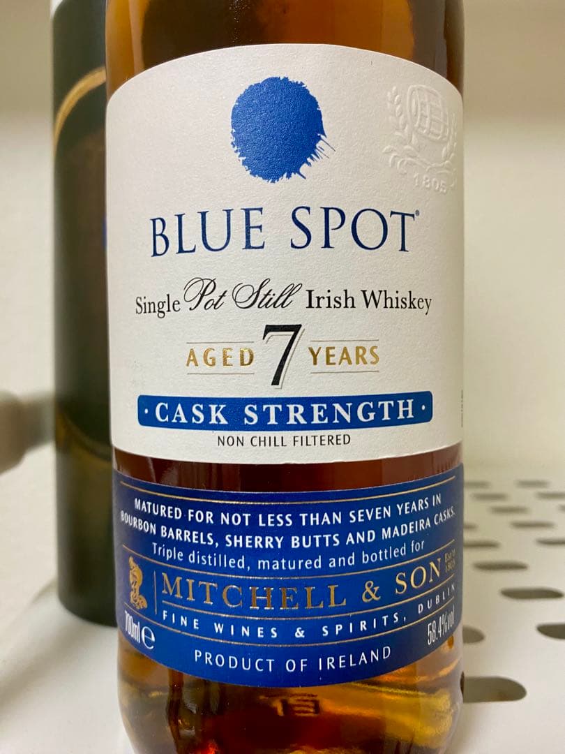 ブルースポット BLUE SPOT 7年 カスクストレングス ウイスキー