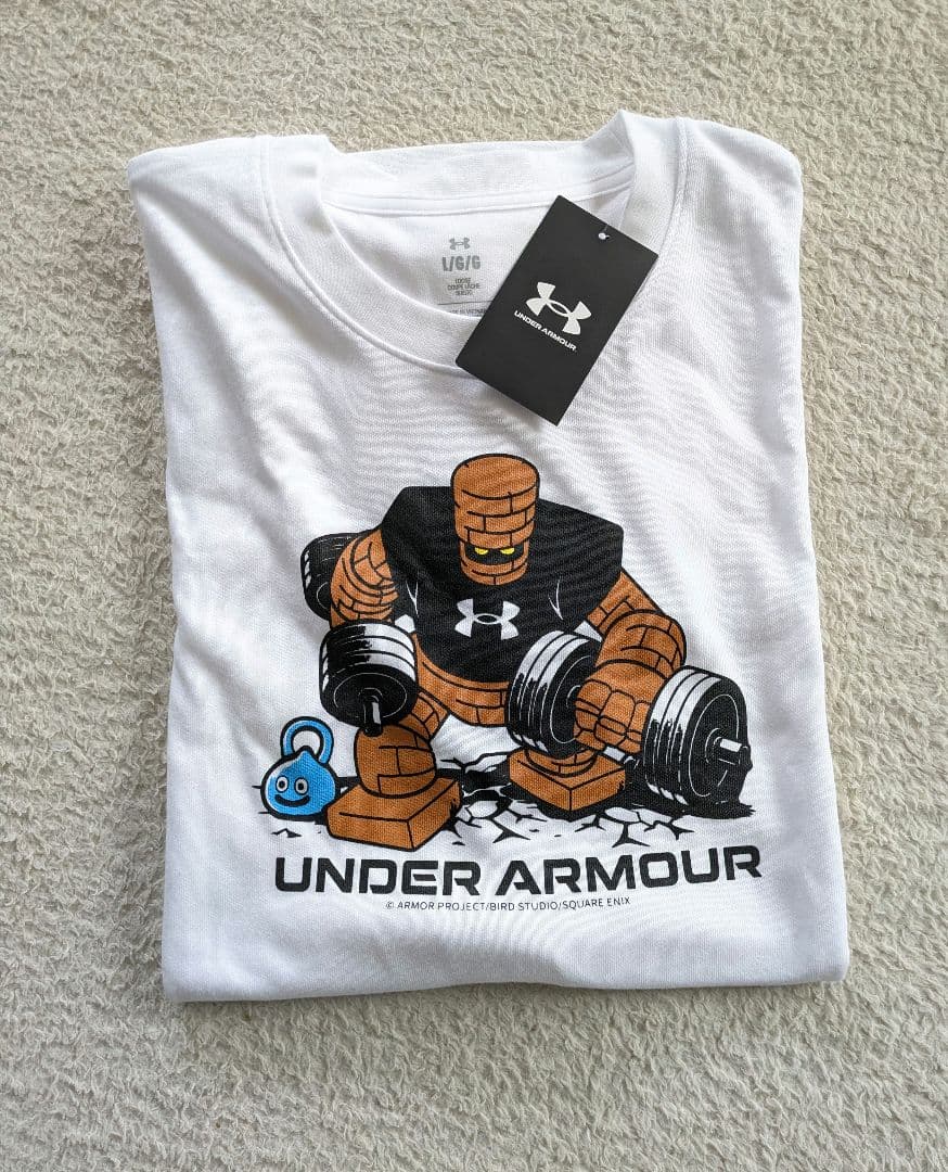 新品 UNDER ARMOUR アンダーアーマー ドラクエTシャツ L