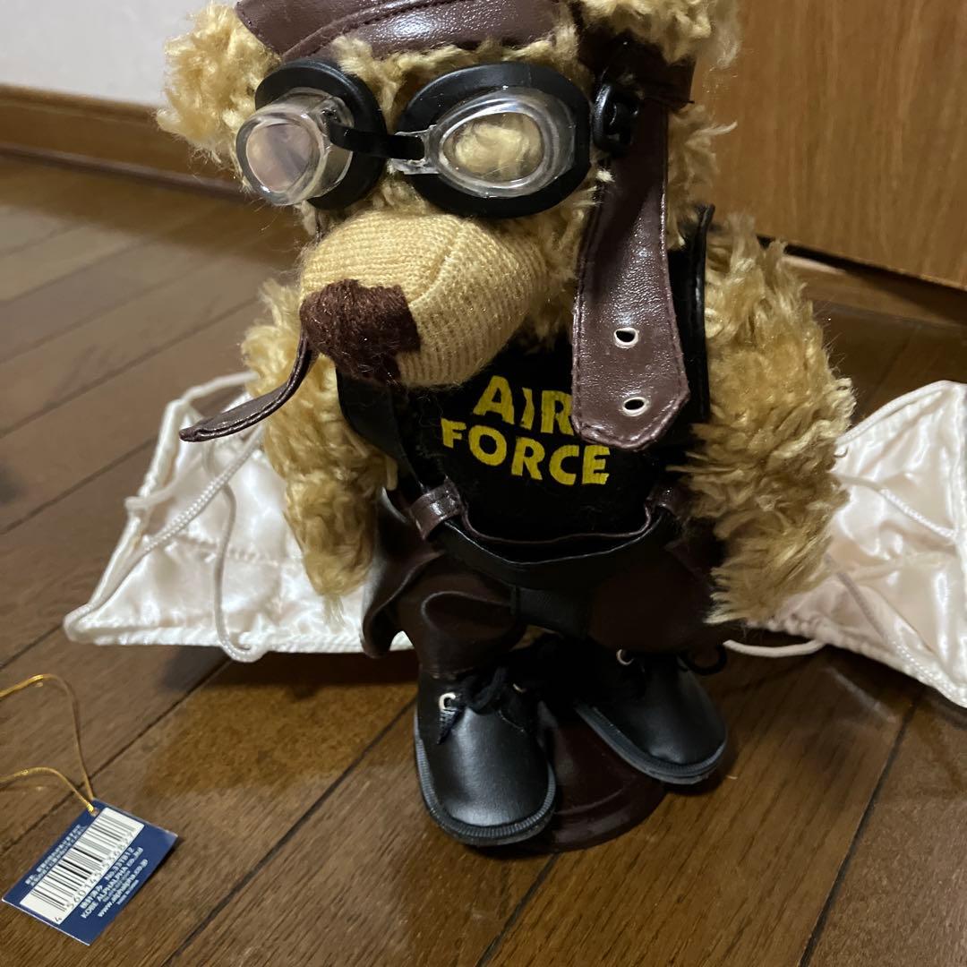 AIR FORCE テディベア パラシュート付き