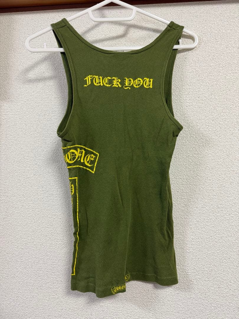 CHROME HEARTS タンクトップ オリーブグリーン サイズM