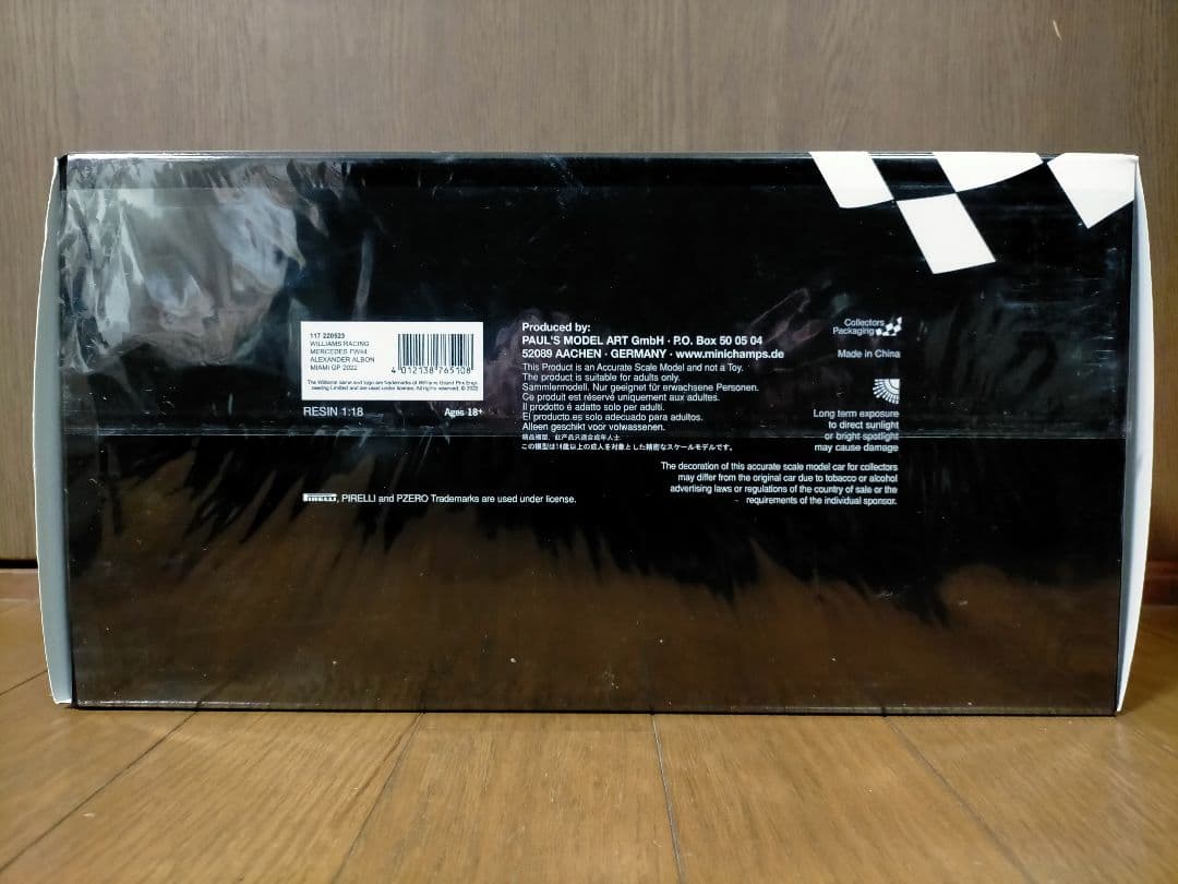 PMA 1/18 ウィリアムズ F1 FW44 アルボン 2022 マイアミGP