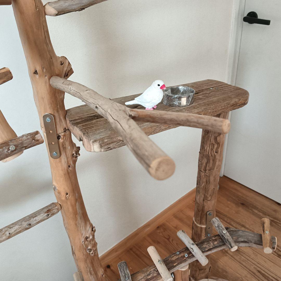 鳥羽様専用 バードアスレチックジム大型 天然木 自然木 流木 インコ