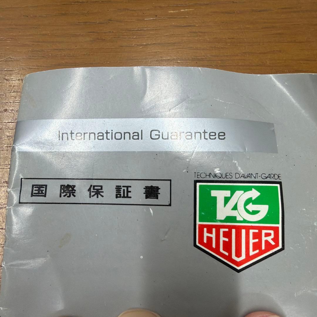 レアモデル超美品タグホイヤークォーツクロノグラフCE1112