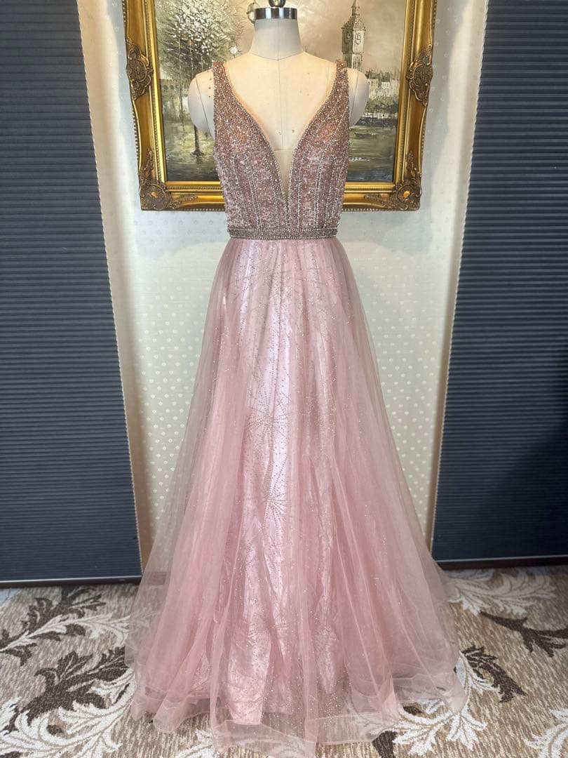 豪華✨Aラインロングドレス演奏会ステージ誕生日二次会パティーキャバ