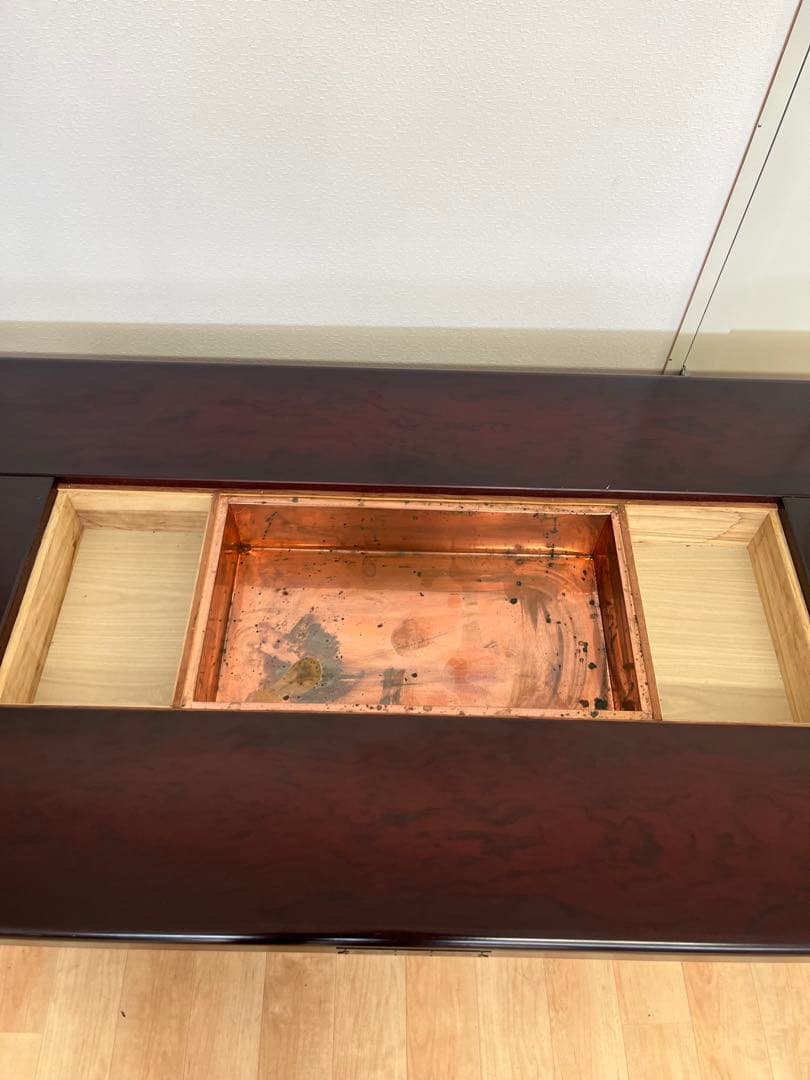 昭和レトロ】囲炉裏テーブル 座卓 火鉢 関西火鉢 アンティーク 古民家 高級