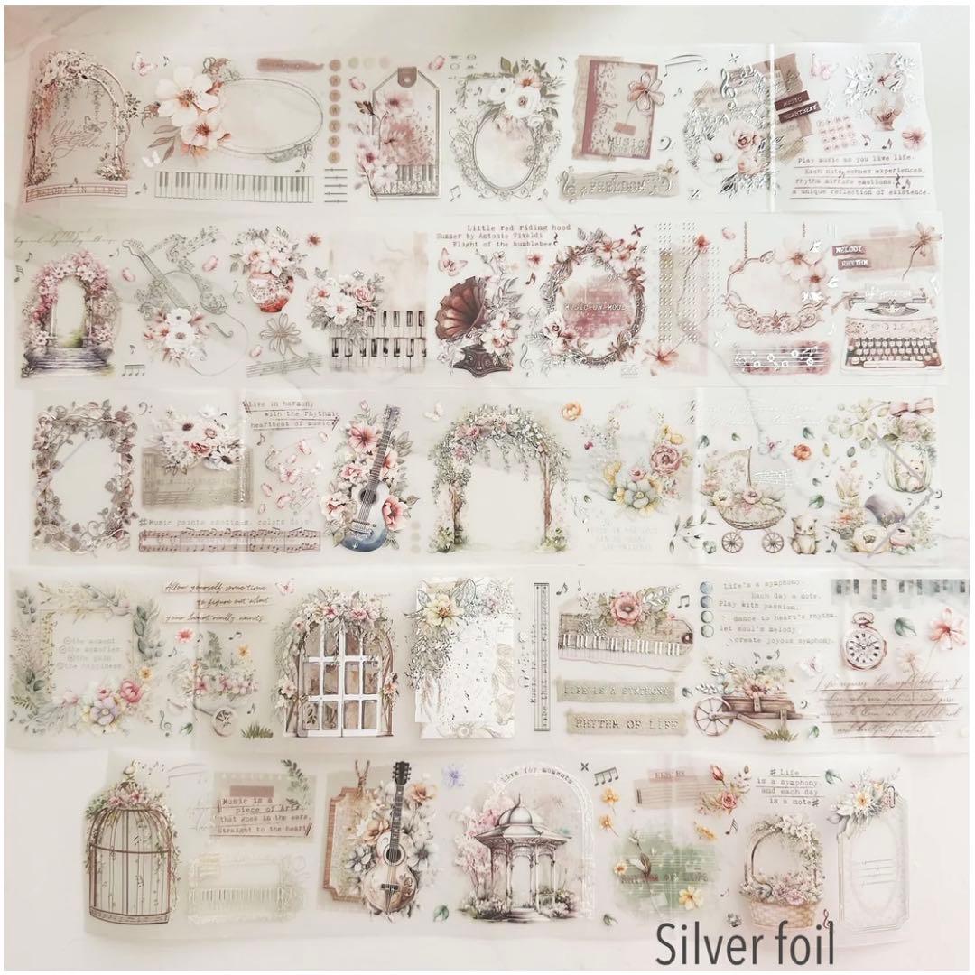 Journal pages 海外マスキングテープ マステ 【1898】