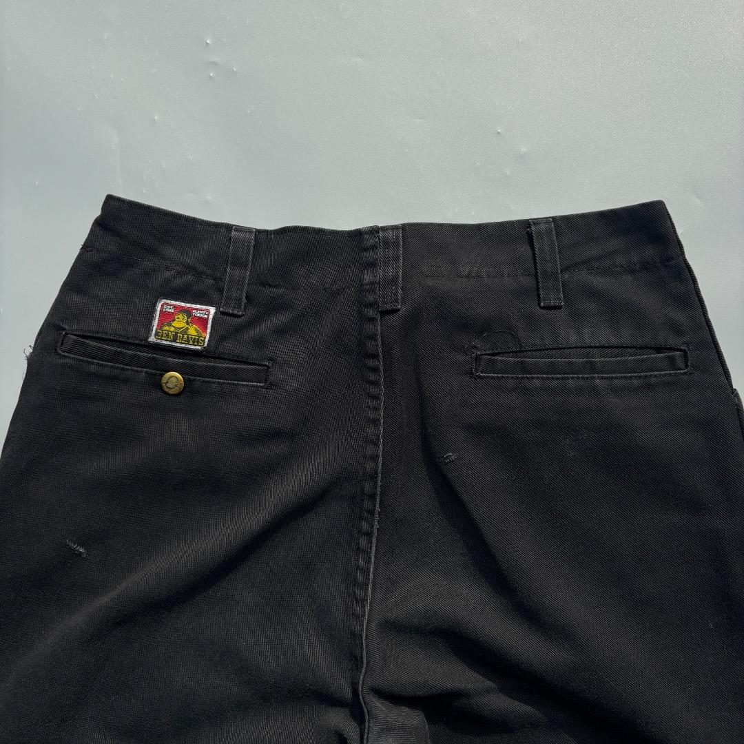 90s〜 BEN DAVIS フリスコパンツ ブラック USA規格 ベンデイビス