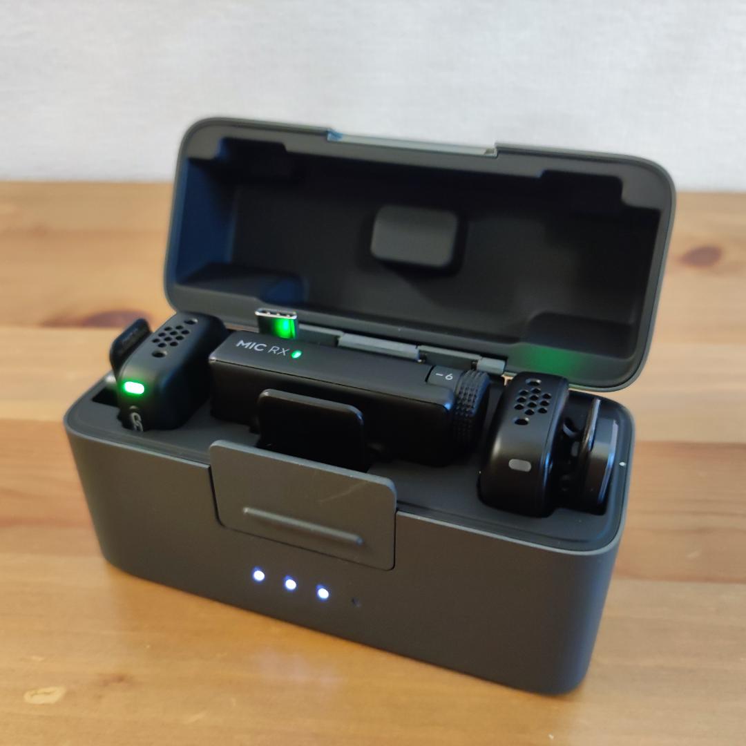 DJI mic mini　（2 TX + 1 RX + 充電ケース）