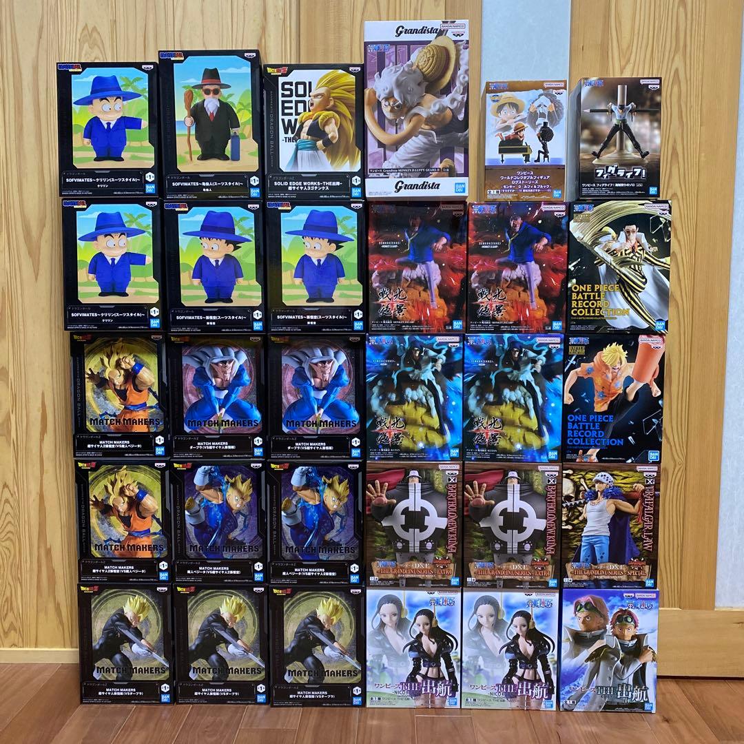 ワンピース ドラゴンボールプライズフィギュアまとめ売り30個セット