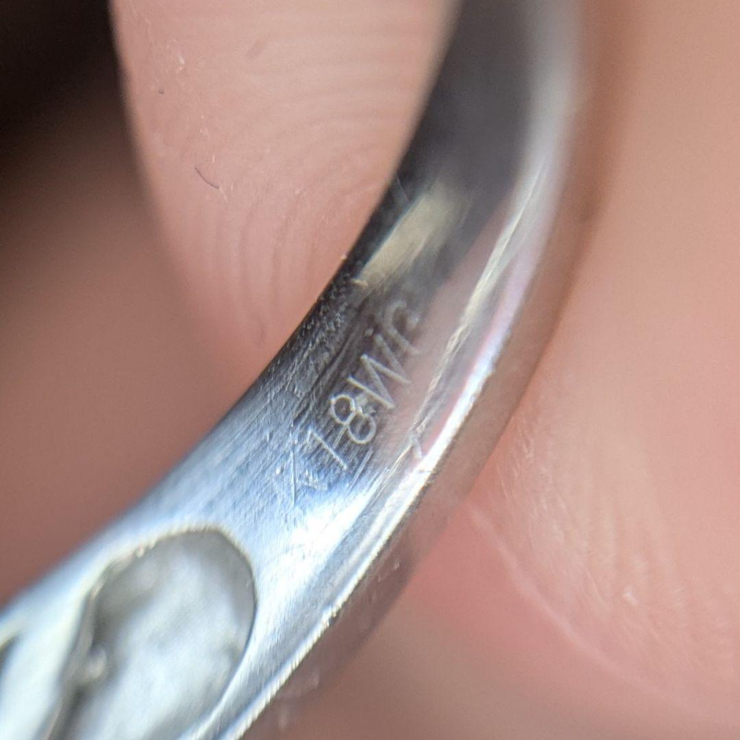 【中宝研ソ付】カラーチェンジガーネット K18WGリング 13号／計1.00ct