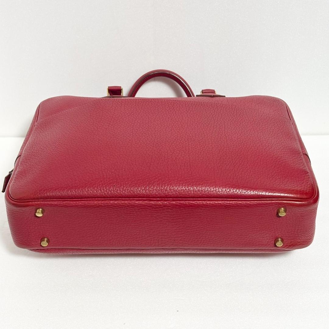 【ランクA】HERMES プリュム ビジネス バッグ □F刻印