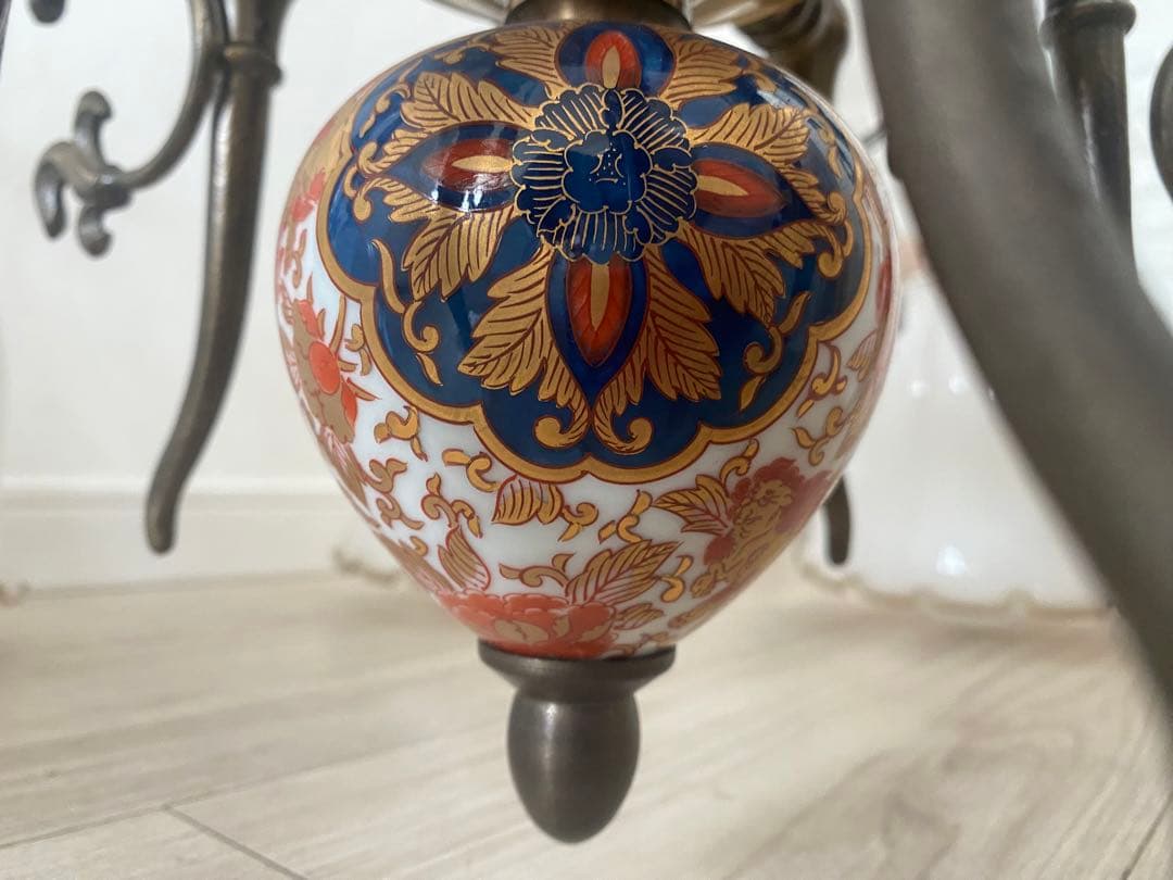 大正ロマン 和モダン クラシック 香蘭社 ヤマギワ 8灯シャンデリア