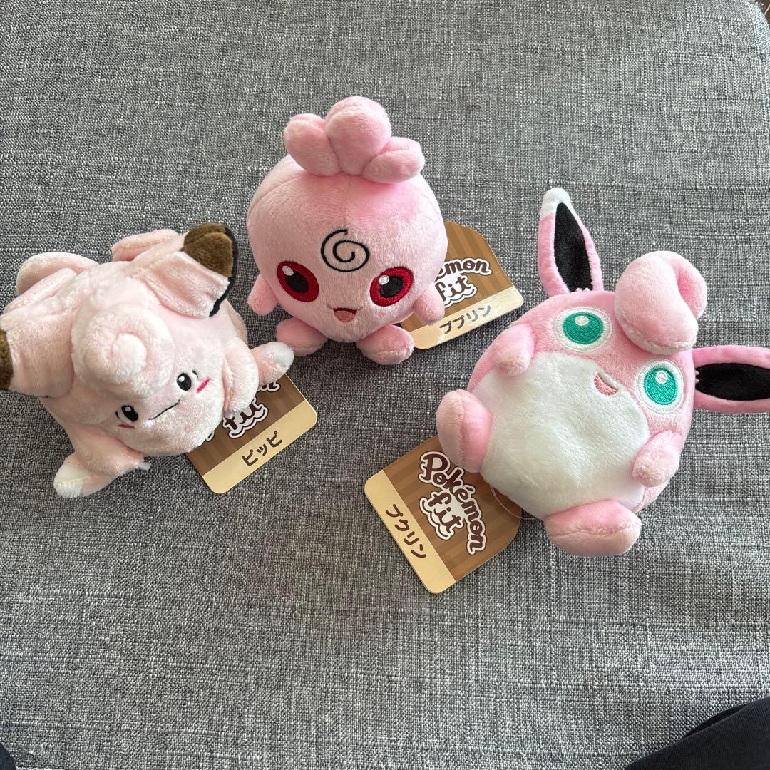 ポケモンフィット ピッピ プクリン ぬいぐるみセット - メルカリ