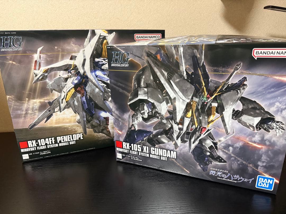 HG クシィーガンダム ペーネロペー ガンプラ HGUC 1/144 ΞガンダムVSペーネロペー ファンネル・ミサイル エフェクト