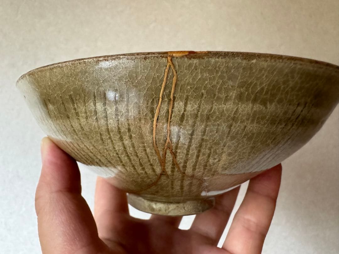 南宋時代同安窯珠光青磁茶碗古美術