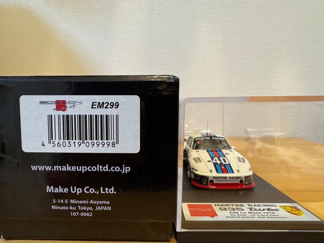 EIDOLON】EM299 Porsche 935 LM1976 #40 1/12 Decals Porsche 935 24H