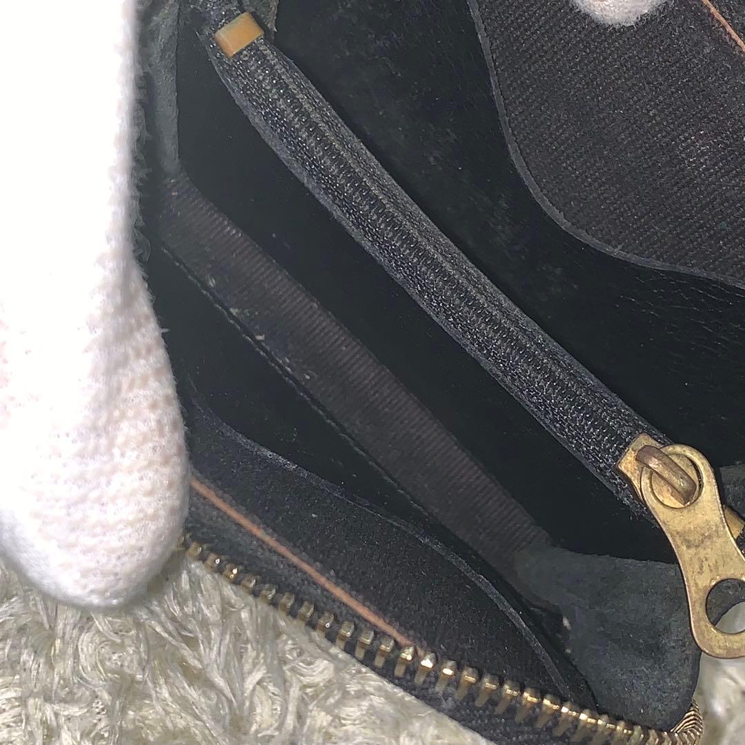 イルビゾンテ 二つ折り財布 手帳型 レザー ブラック ユニセックス