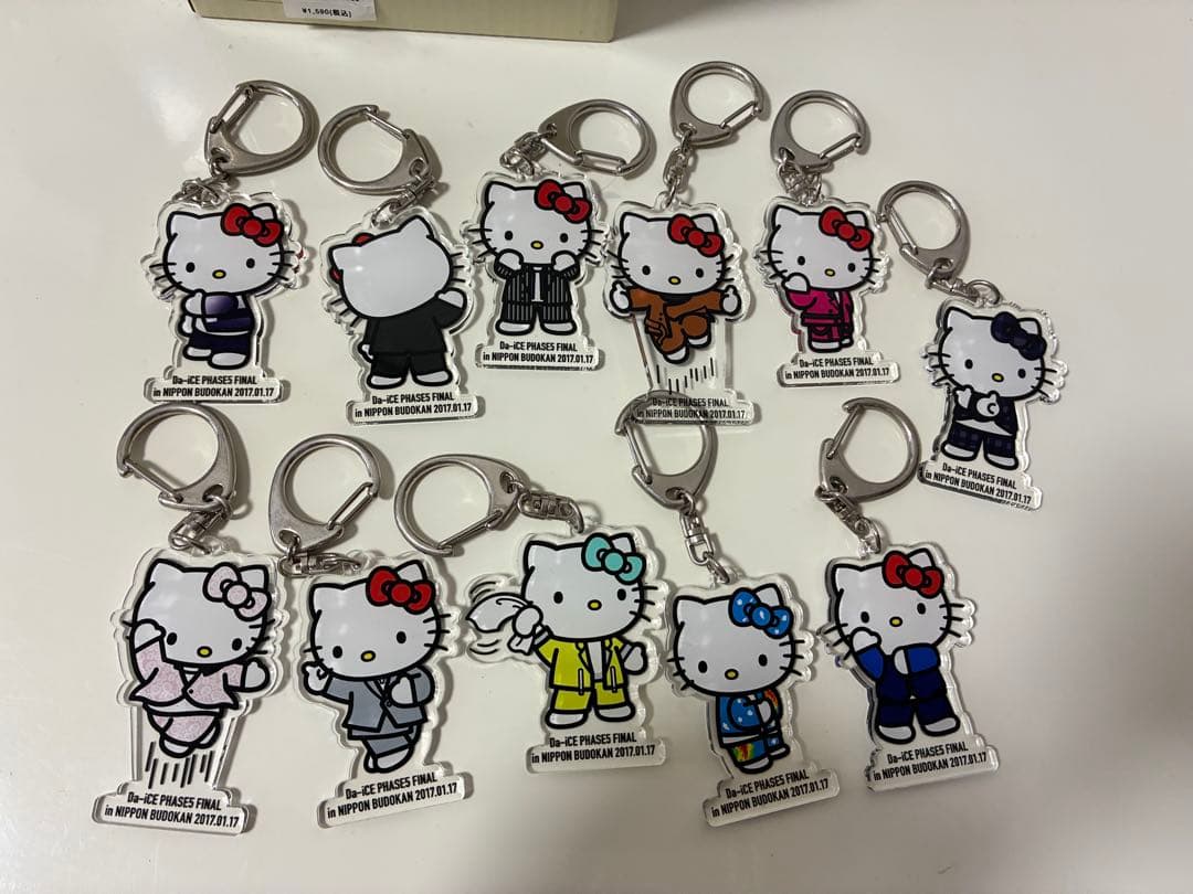 Da-iCE × Hello Kitty アクリルキーホルダー コンプセット Da-iCE