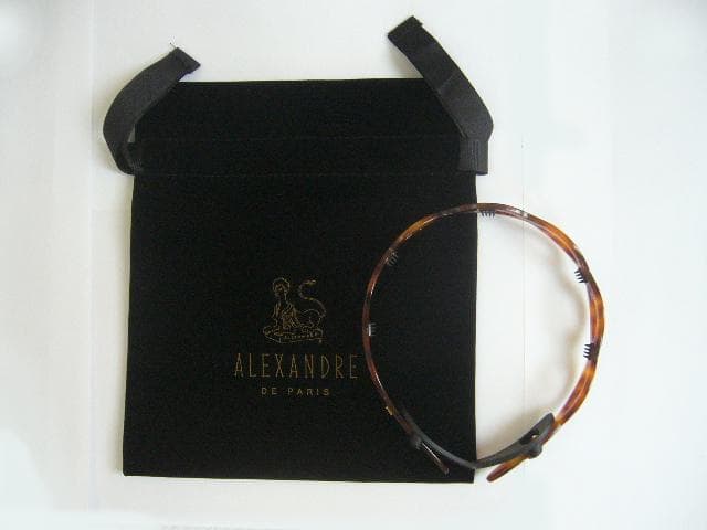 完売！新品✨アレクサンドルドゥパリ●カチューシャ/保存袋＋キーパー付き