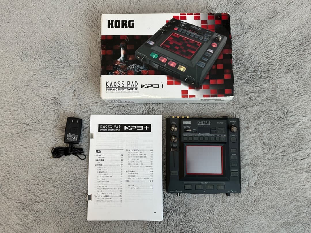 KORG DJ エフェクター サンプラー KAOSS PAD KP3+