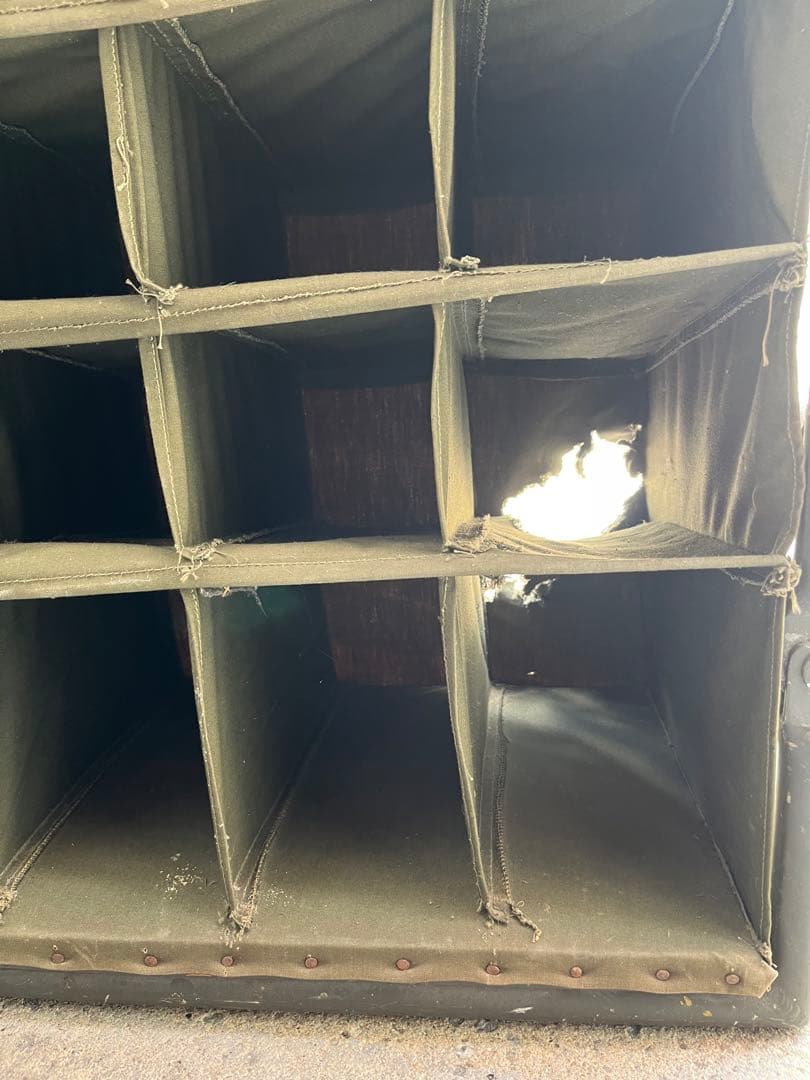 希少 米軍 自衛隊 ミリタリー 当時物 アンティーク ビンテージ 多収納 UL