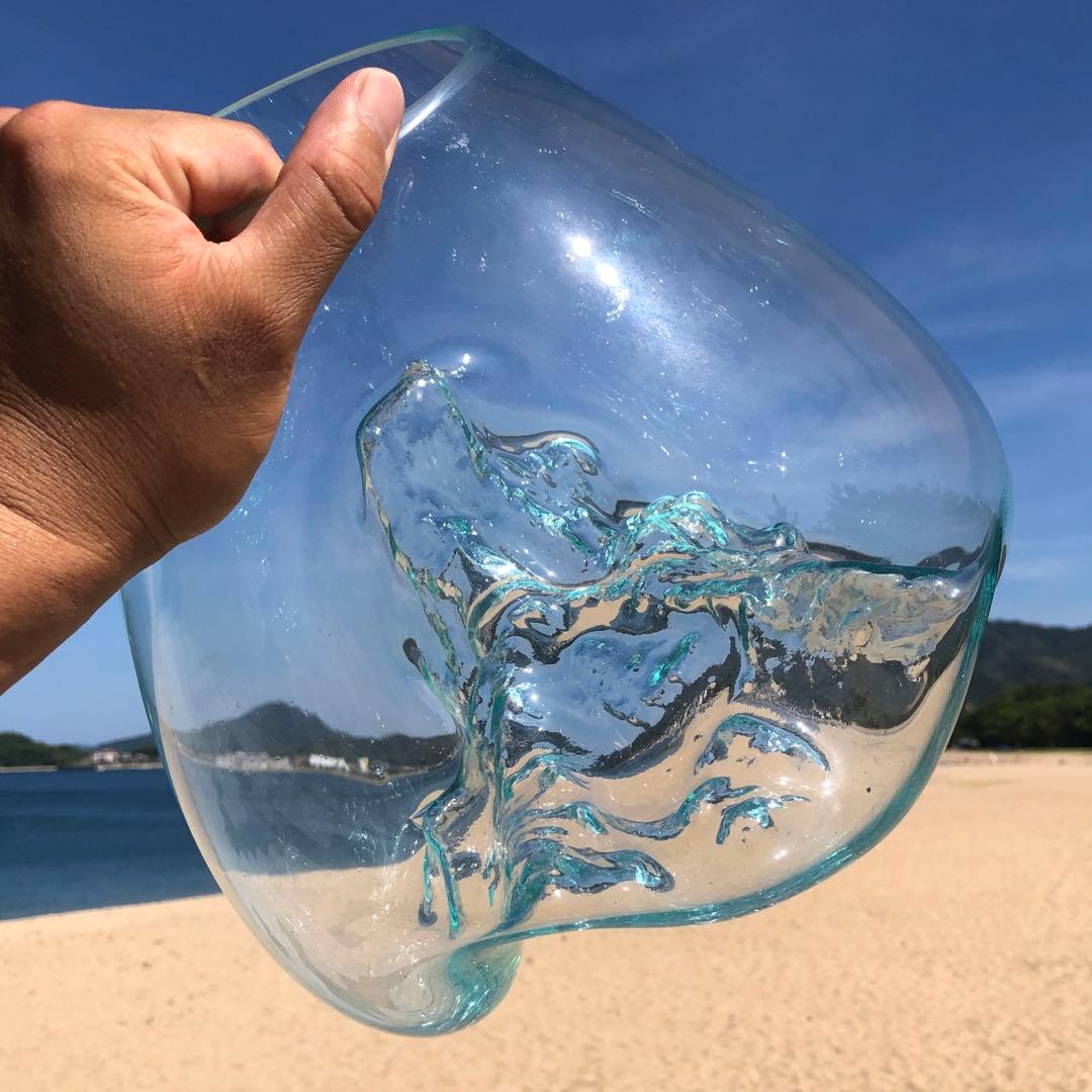 流木ガラス オブジェ超特大D 花瓶 金魚鉢 水槽 テラリウム 観賞魚