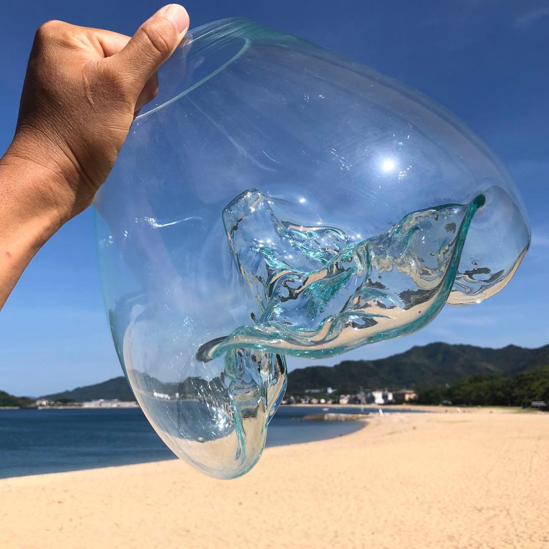 流木ガラス オブジェ超特大D 花瓶 金魚鉢 水槽 テラリウム 観賞魚