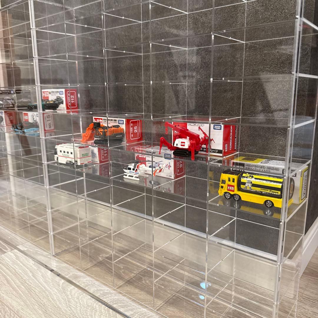 ［1点物］トミカ　100台ディスプレイ　ショーケース【クリア】