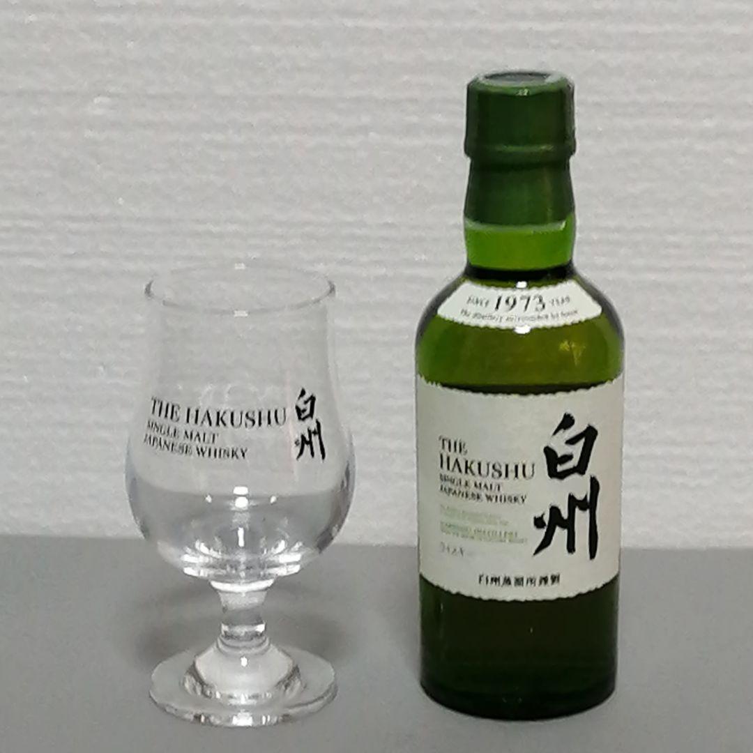 サントリー白州180ml、テイスティンググラスセット