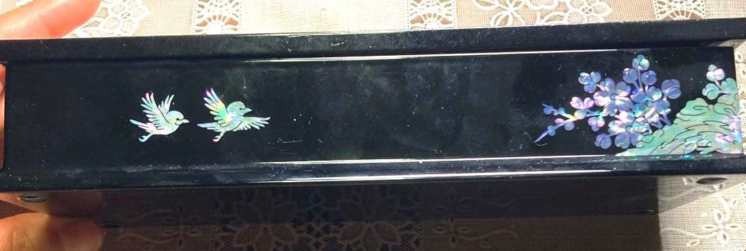 韓国伝統工芸品　螺鈿細工 アクセサリーケース ジュエリーボックス 名刺入れセット