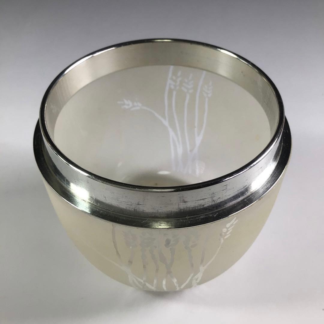 R541 棗 『高橋直樹作』『吹きガラス』『義山棗』 共箱 茶道具