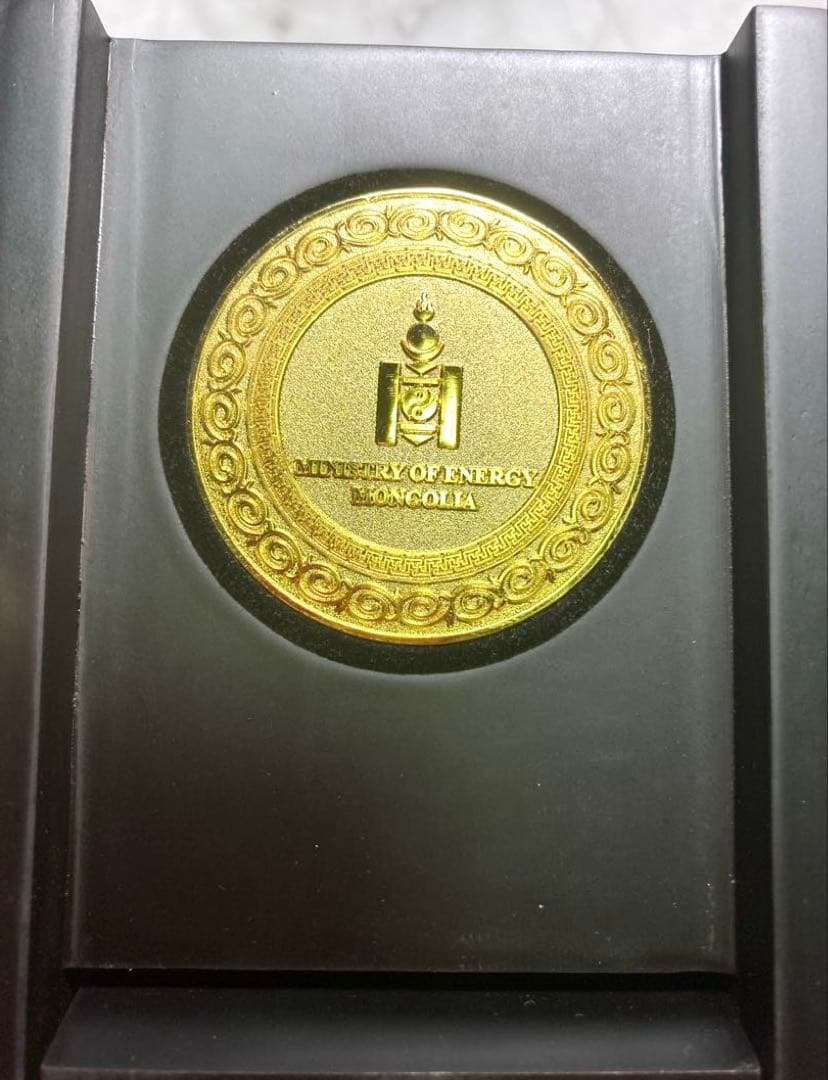 レア】モンゴル エネルギー省 記念メダル ソヨンボ